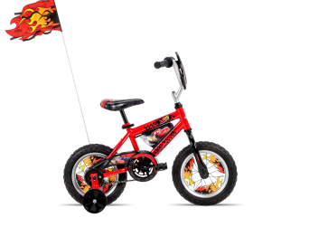 12-inch Disney Pixar Cars single speed steel Bike in red