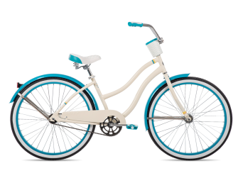 Good Vibrations 26" Ladies Cruiser Bike, White