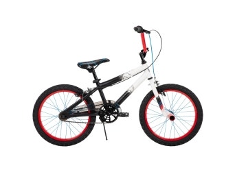 18-inch Marvel Spider-Man BMX-Style Bike in black and white