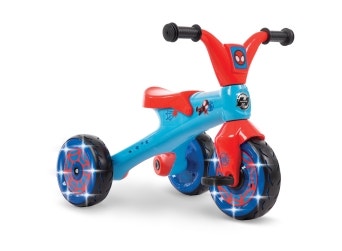 Kids Electro-Light Spidey Trike